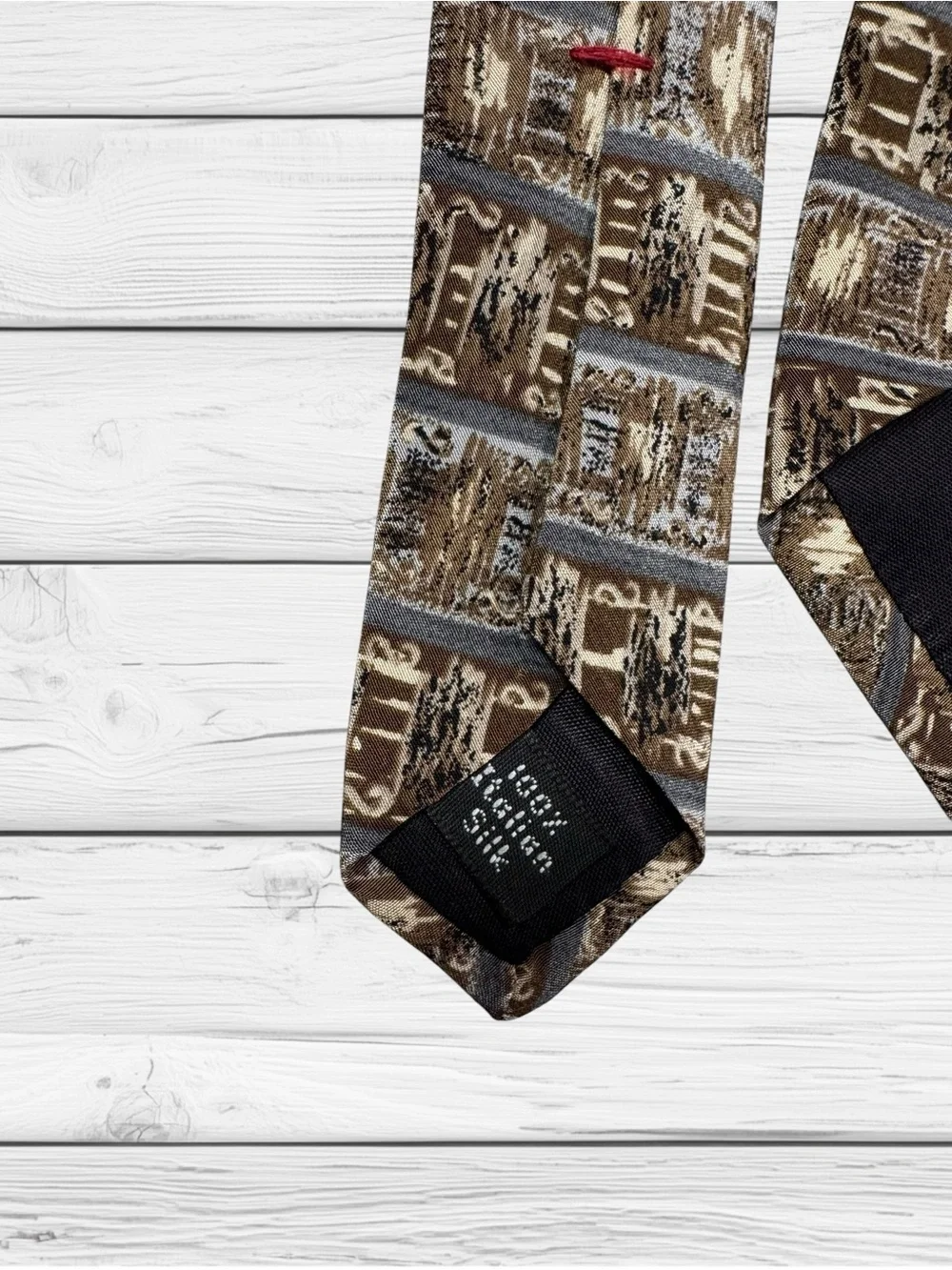 Vintage Zylos George Machado 100% Silk Tie